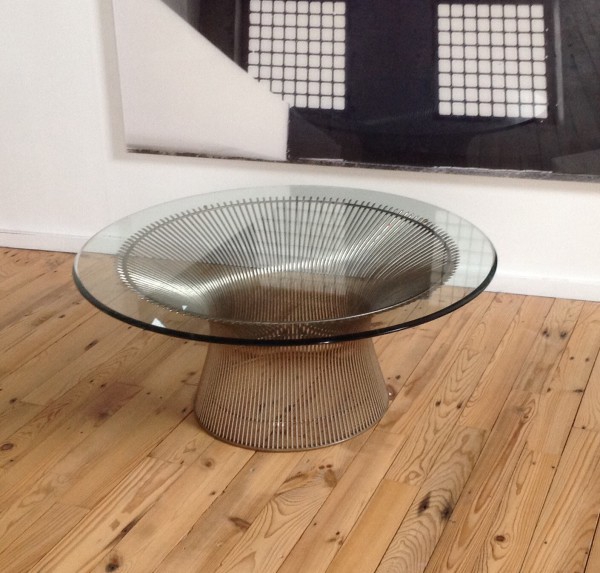 Table basse  Warren Platner  Meuble ancien et design  Identifiez facilement